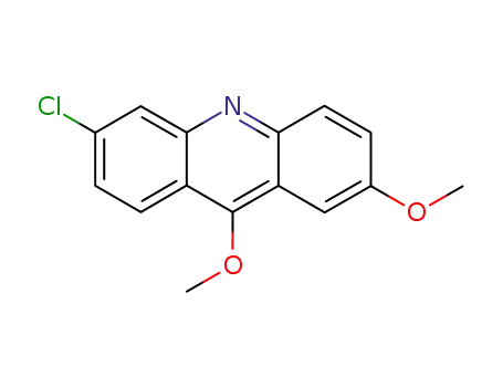 Molecular Structure of 210584-71-7 (6-chloro-2,9-dimethoxyacridine)