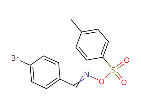 Molecular Structure of 7022-54-0 (1-(4-bromophenyl)-N-{[(4-methylphenyl)sulfonyl]oxy}methanimine)
