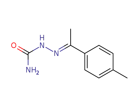 Molecular Structure of 120445-91-2 (2-[(E)-1-(4-METHYLPHENYL)ETHYLIDENE]-1-HYDRAZINECARBOXAMIDE)