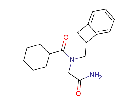 Cyclohexanecarboxamide,
N-(2-amino-2-oxoethyl)-N-(bicyclo[4.2.0]octa-1,3,5-trien-7-ylmethyl)-