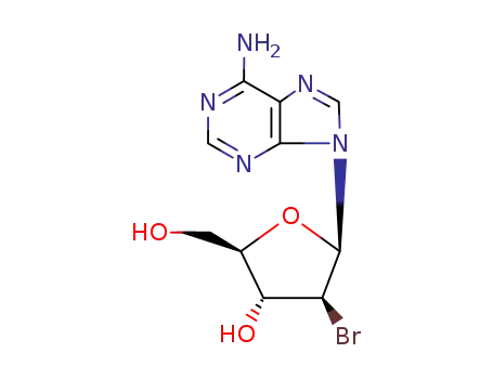 Molecular Structure of 37731-74-1 (9-(2'-Bromo-2'-deoxy-β-D-arabinofuranosyl)adenine)