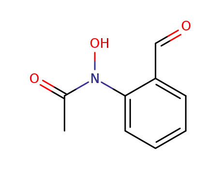 Molecular Structure of 871878-63-6 (2-(acetyl-hydroxy-amino)-benzaldehyde)