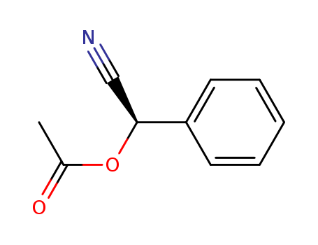 Benzeneacetonitrile, a-(acetyloxy)-, (aR)-