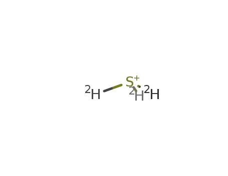 <sup>(2)</sup>H<sub>3</sub>S<sup>(1+)</sup>