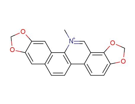 [1,3]Benzodioxolo[5,6-c]-1,3-dioxolo[4,5-i]phenanthridinium,13-methyl-