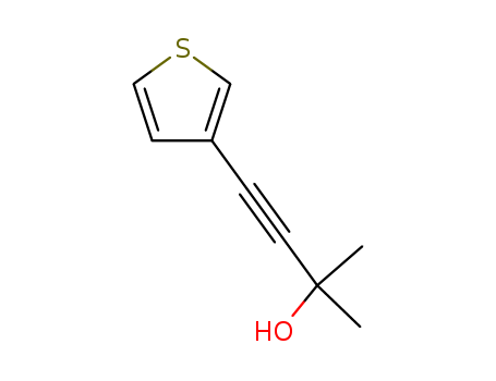 3-Butyn-2-ol, 2-methyl-4-(3-thienyl)-