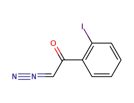 Molecular Structure of 52470-94-7 (Ethanone, 2-diazo-1-(4-iodophenyl)-)
