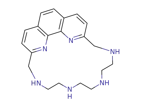 Molecular Structure of 221350-58-9 (2,5,8,11-tetraaza<12>-<12>(2,9)<1,10>-phenanthrolinophane)