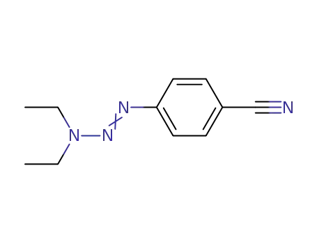 Molecular Structure of 79664-67-8 (4-(3,3-diethyltriaz-1-en-1-yl)benzonitrile)