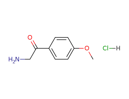 Molecular Structure of 3883-94-1 (2-AMINO-4'-METHOXYACETOPHENONE HYDROCHLORIDE)