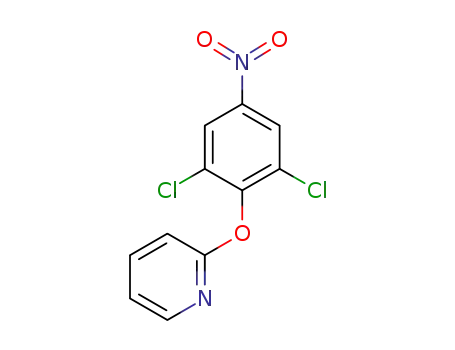 Molecular Structure of 1620783-12-1 (2-(2,6-dichloro-4-nitrophenoxy)pyridine)
