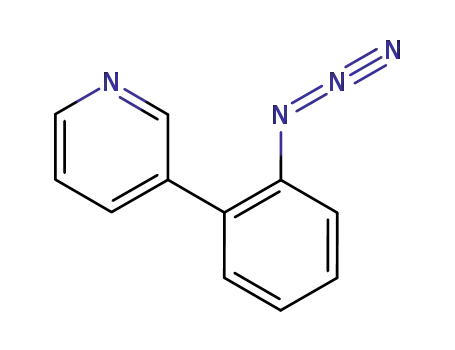 Molecular Structure of 856849-78-0 (3-(2-azidophenyl)pyridine)