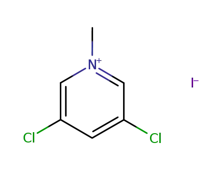 Molecular Structure of 23029-86-9 (N-methyl-3,5-dichloropyridinium iodide)
