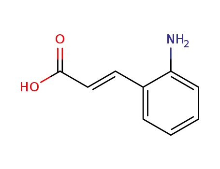 Molecular Structure of 22469-15-4 ((E)-3-(2-aminophenyl)-2-propenoic acid)