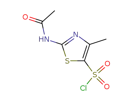 Molecular Structure of 69812-29-9 (2-ACETYLAMINO-4-METHYL-THIAZOLE-5-SULFONYL CHLORIDE)