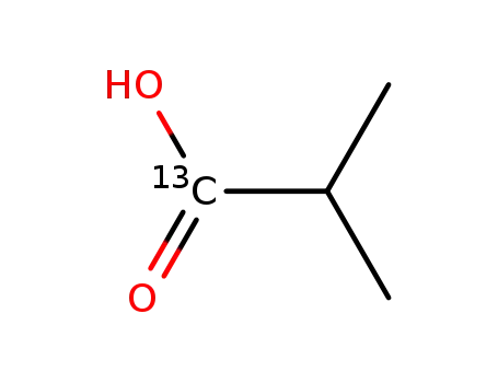 Molecular Structure of 6228-78-0 (<(13)C1>isobutyric acid)