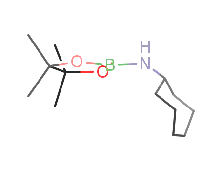 Molecular Structure of 1048692-98-3 (2-cycloheptylamino-4,4,5,5-tetramethyl-1,3-dioxaborolane)