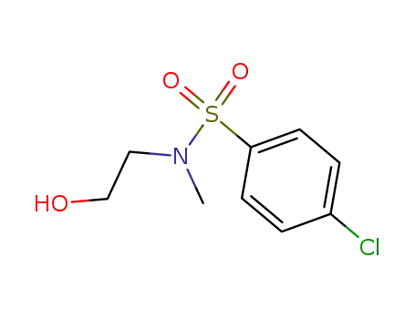 Molecular Structure of 55281-23-7 (4-chloro-N-(2-hydroxyethyl)-N-methylbenzenesulphonamide)