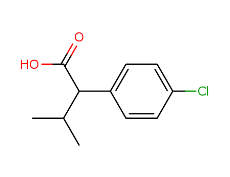 Benzeneacetic acid,4-chloro-a-(1-methylethyl)- cas  2012-74-0
