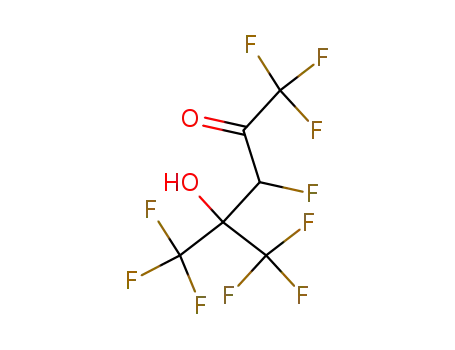Molecular Structure of 115397-49-4 (1,1,1,3,5,5,5-Heptafluoro-4-hydroxy-4-trifluoromethyl-pentan-2-one)