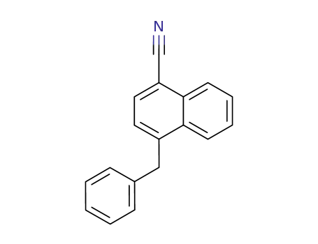 1-Naphthalenecarbonitrile, 4-(phenylmethyl)-
