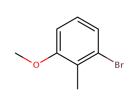 Molecular Structure of 31804-36-1 (1-BROMO-3-METHOXY-2-METHYLBENZENE)
