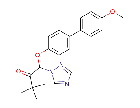1-(4'-methoxybiphenyl-4-yloxy)-3,3-dimethyl-1-(1H-1,2,4-triazol-1-yl)butan-2-one