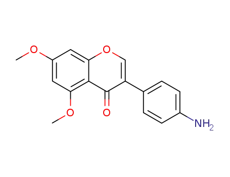3-(4-amino-phenyl)-5,7-dimethoxy-chromen-4-one