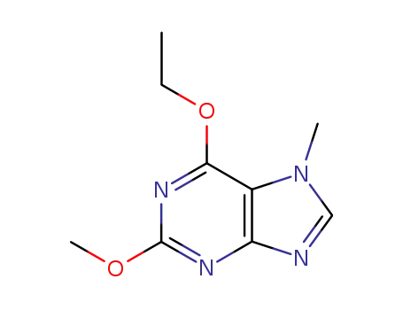 Molecular Structure of 97184-78-6 (2-methoxy-6-ethoxy-7-methylpurine)