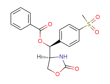 Benzoic acid (S)-(4-methanesulfonyl-phenyl)-((S)-2-oxo-oxazolidin-4-yl)-methyl ester