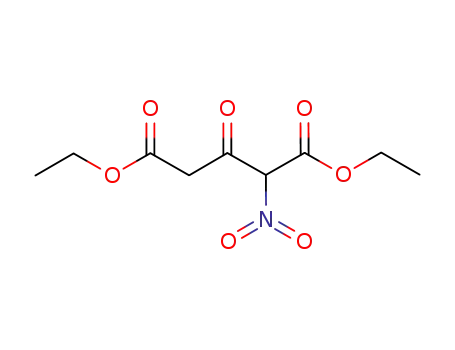 Molecular Structure of 1010117-23-3 (diethyl 2-nitro-3-oxopentanedioate)