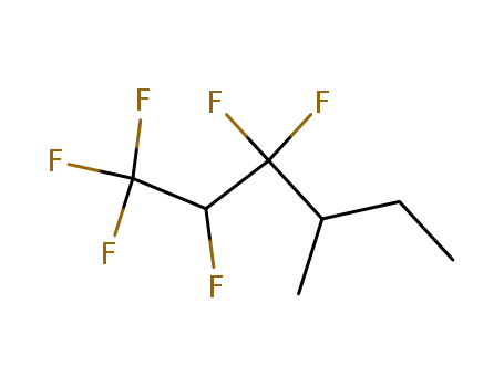 Molecular Structure of 57915-72-7 (Hexane, 1,1,1,2,3,3-hexafluoro-4-methyl-)