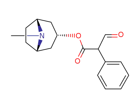 Molecular Structure of 22226-37-5 (α-formyl phenyl acetic acid tropine ester)