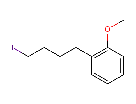 Molecular Structure of 75934-24-6 ((4-iodobutyl)anisole)