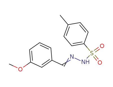 Molecular Structure of 19350-71-1 (N'-(3-methoxybenzylidene)-4-methylbenzenesulfonohydrazide)