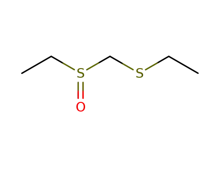 Molecular Structure of 37032-07-8 (ETHYL ETHYLTHIOMETHYL SULFOXIDE)