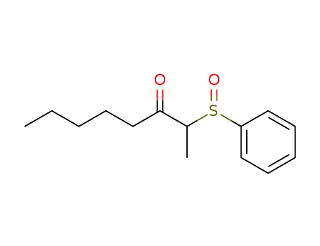 2-benzenesulfinyl-octan-3-one