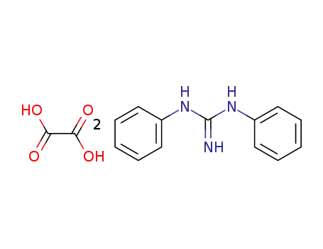 Molecular Structure of 24577-43-3 (bis[N,N'-diphenylguanidinium] oxalate)