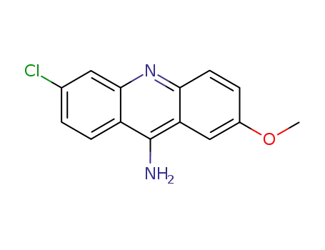 Molecular Structure of 3548-09-2 (9-Amino-6-chloro-2-methoxyacridine)
