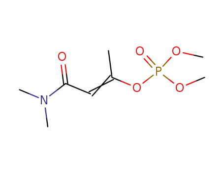 Molecular Structure of 3735-78-2 (3-(dimethylamino)-1-methyl-3-oxoprop-1-enyl dimethyl phosphate)