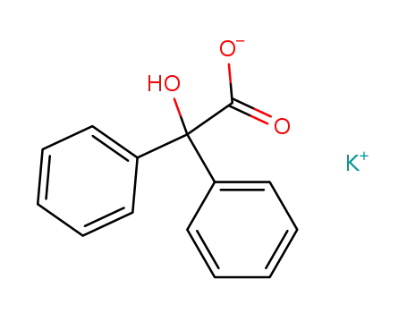 Molecular Structure of 5928-68-7 (potassium benzilate)