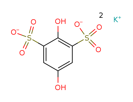 1,3-Benzenedisulfonicacid, 2,5-dihydroxy-, potassium salt (1:2)