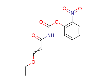 Molecular Structure of 1271239-29-2 (2-nitrophenyl 3-ethoxyacryloylcarbamate)