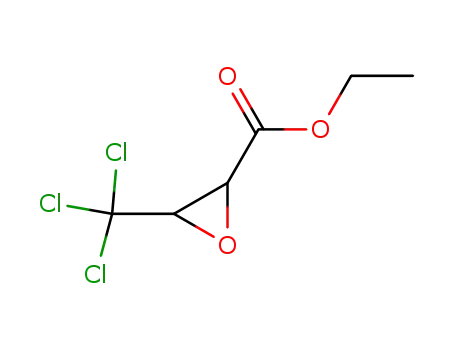 Molecular Structure of 10174-63-7 (ethyl 3-(trichloromethyl)oxirane-2-carboxylate)