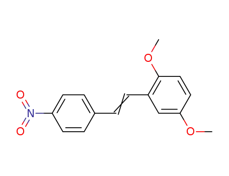 Molecular Structure of 5529-38-4 (2,5-DIMETHOXY-4'-NITROSTILBENE)