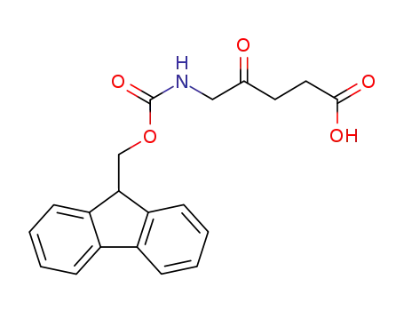 Molecular Structure of 160111-41-1 (N-Fmoc-5-aminolevulinic acid)