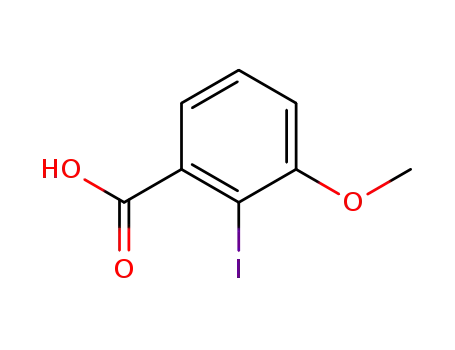 Molecular Structure of 50627-31-1 (2-Iodo-3-Methoxybenzoic acid)
