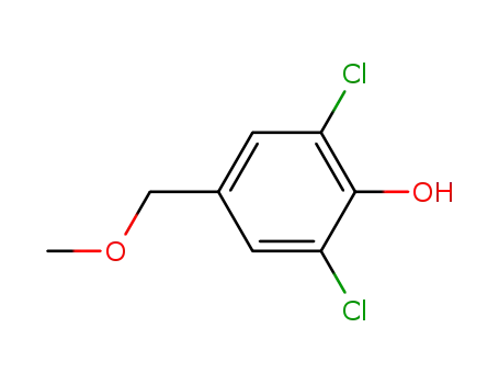Molecular Structure of 79817-03-1 (3,5-dichloro-4-hydroxybenzyl methyl ether)