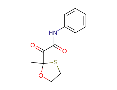 Molecular Structure of 64754-74-1 (2-methyl-1,3-oxathiolane-N-phenyl-2-ketocarboxamide)