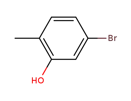 Molecular Structure of 36138-76-8 (5-Bromo-2-methylphenol)